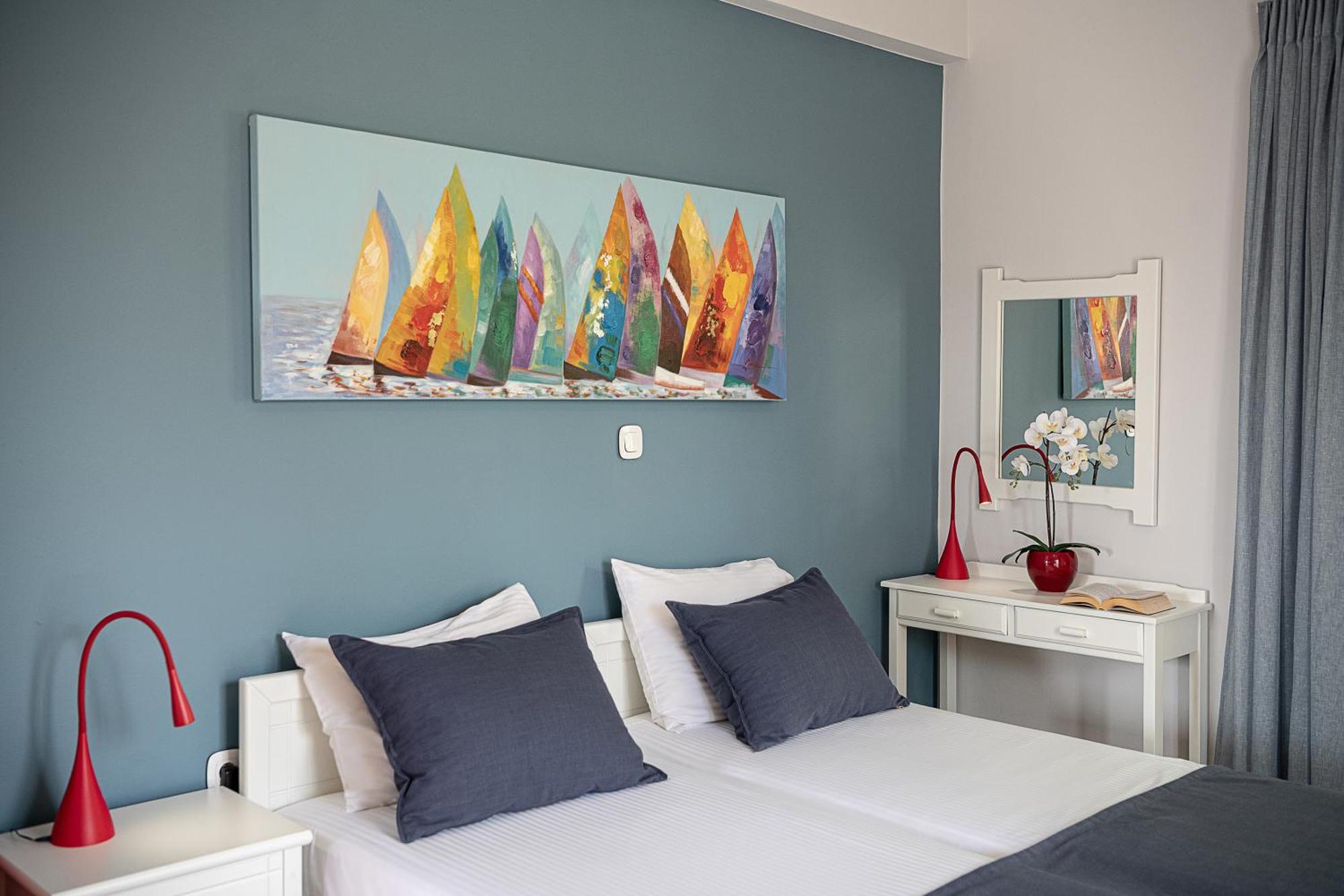 Elena Seafront Luxury Apartments Almirida Oda fotoğraf