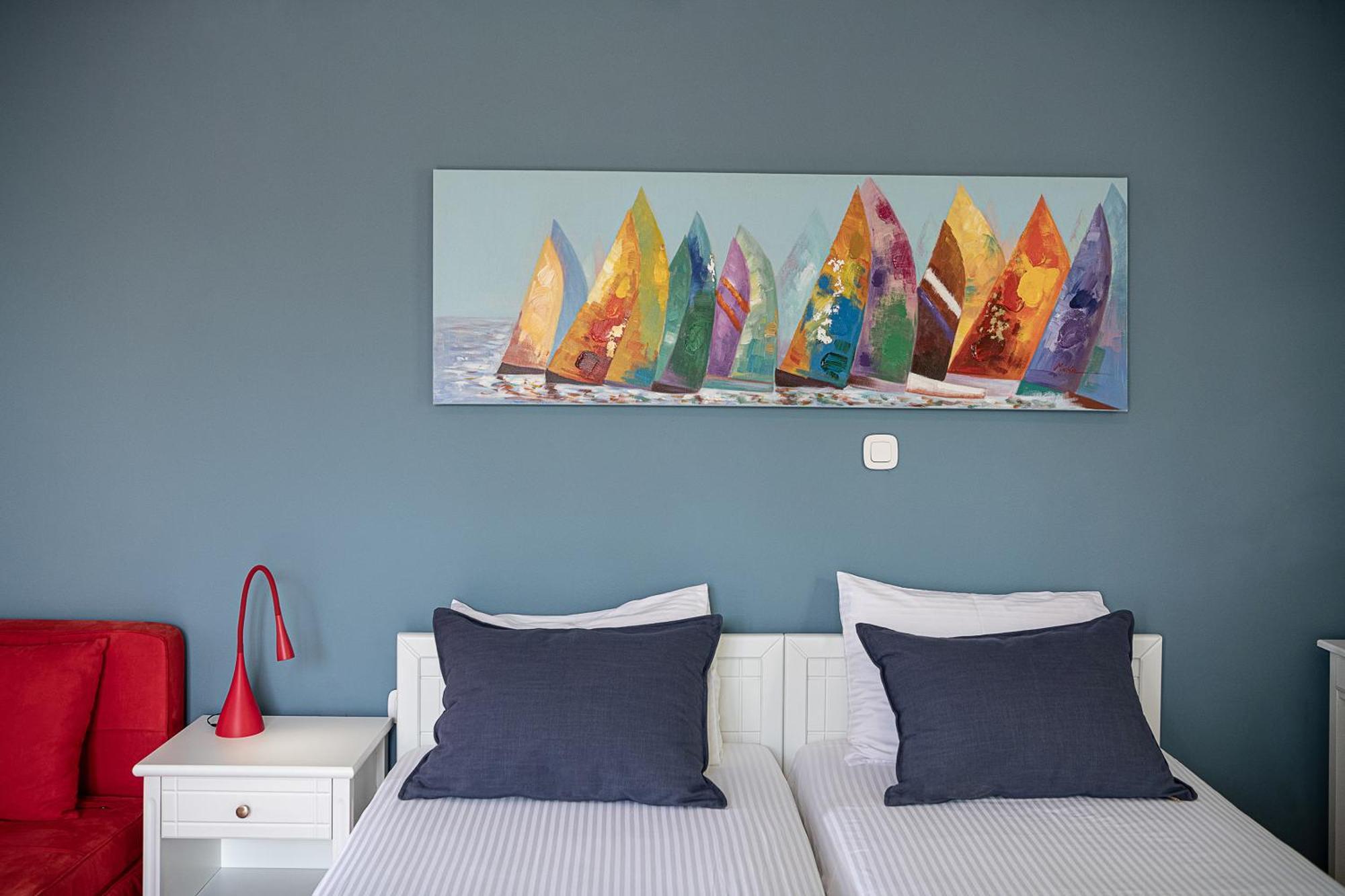 Elena Seafront Luxury Apartments Almirida Oda fotoğraf