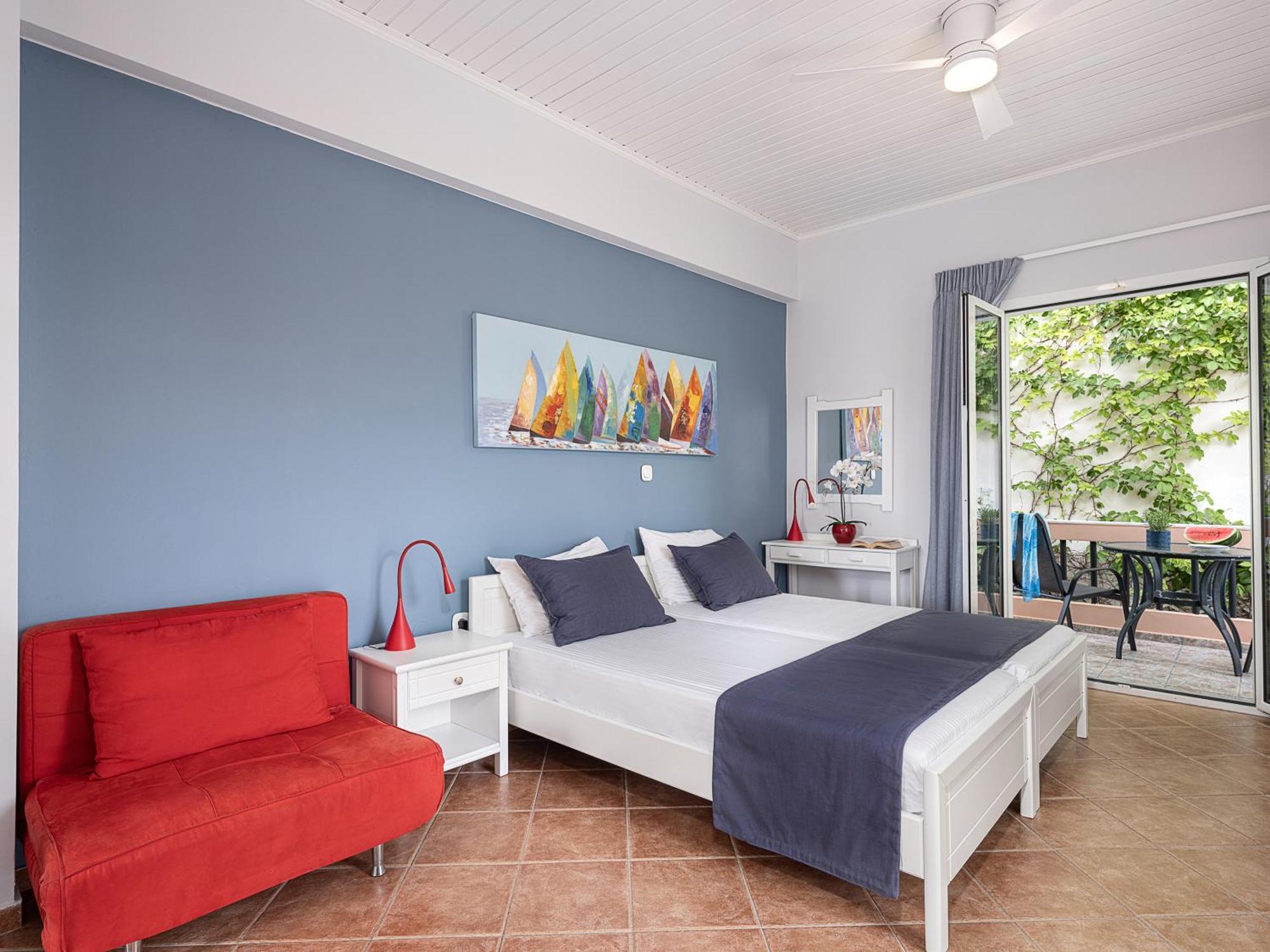 Elena Seafront Luxury Apartments Almirida Oda fotoğraf