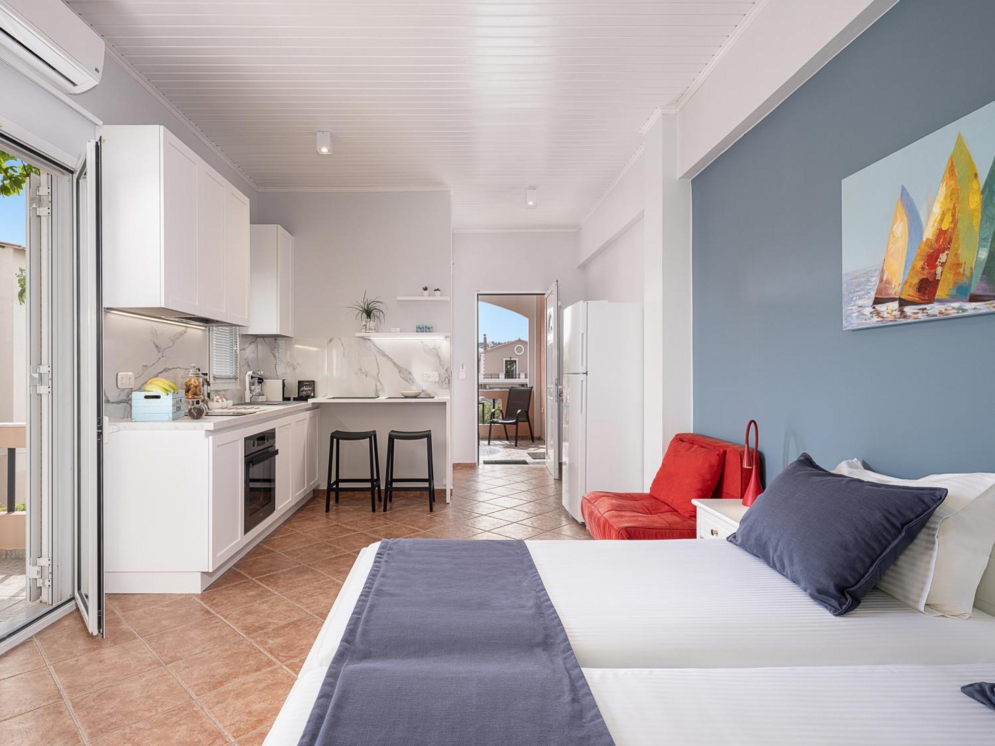 Elena Seafront Luxury Apartments Almirida Dış mekan fotoğraf